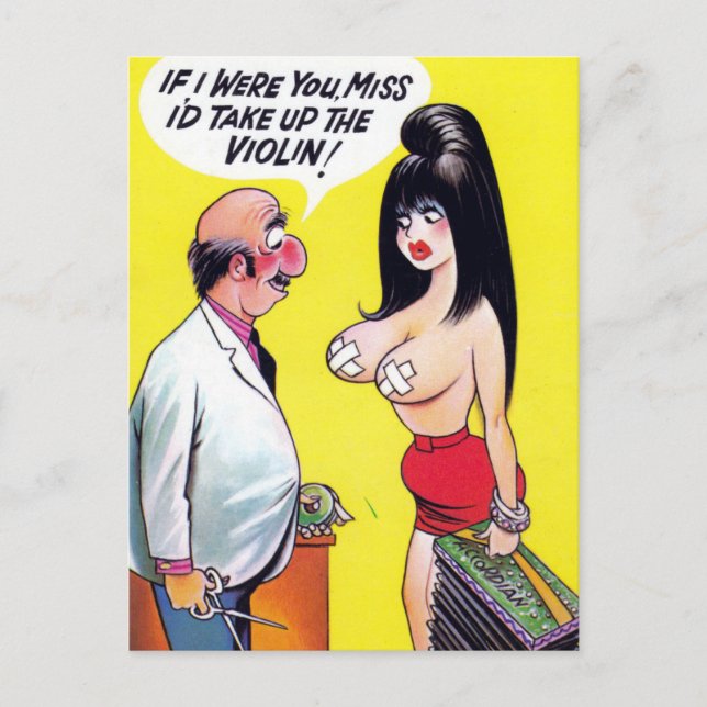 Postal de historieta antigua (Anverso)