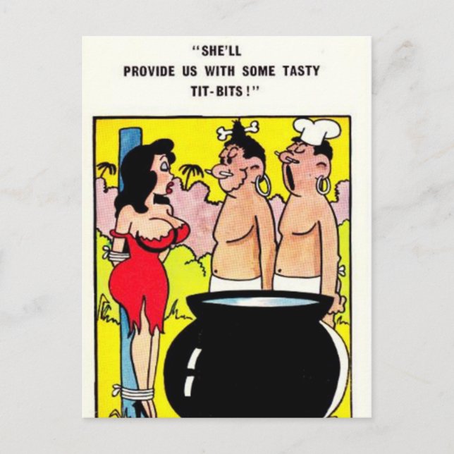 Postal de historieta antigua (Anverso)