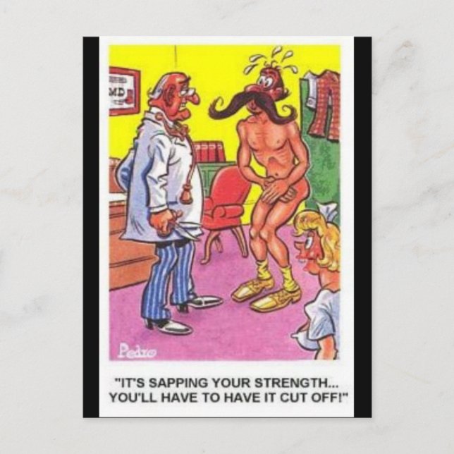 Postal de historieta antigua - (Anverso)