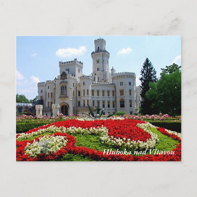 postal de Hluboka y Vltavou (Anverso)