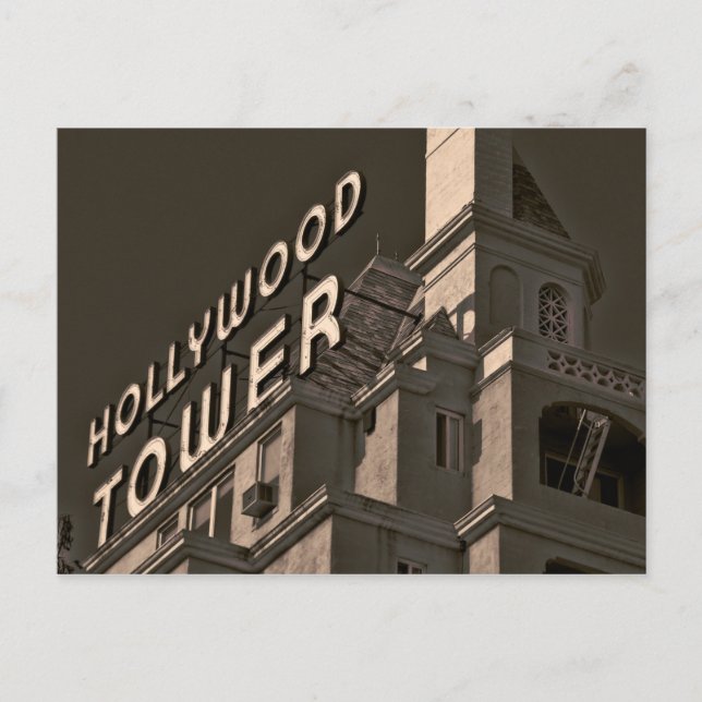 postal de Hollywood, California (Anverso)