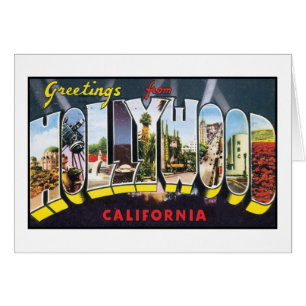 Postal de Hollywood de época