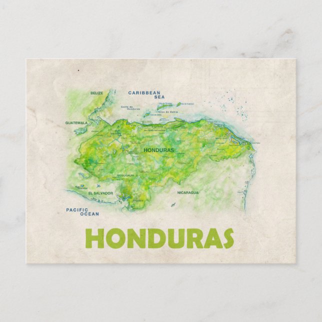 postal de Honduras (Anverso)