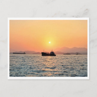 postal de Hong Kong Sunset