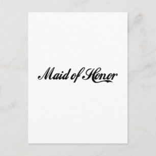 Postal De Honor De Maid