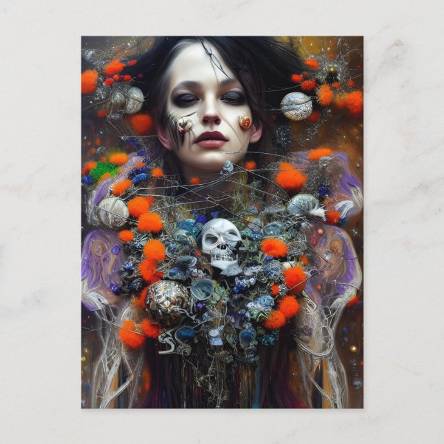 Postal de horror de Halloween (Anverso)