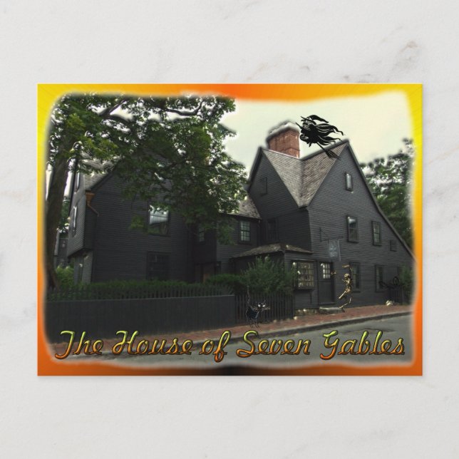 Postal de House of Seven Gables (Anverso)