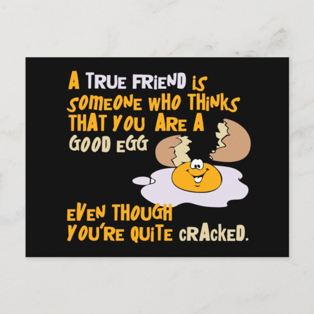 Postal de huevo bueno (Anverso)