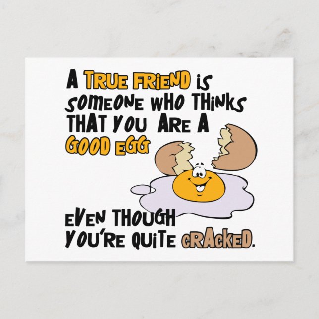 Postal de huevo bueno (Anverso)