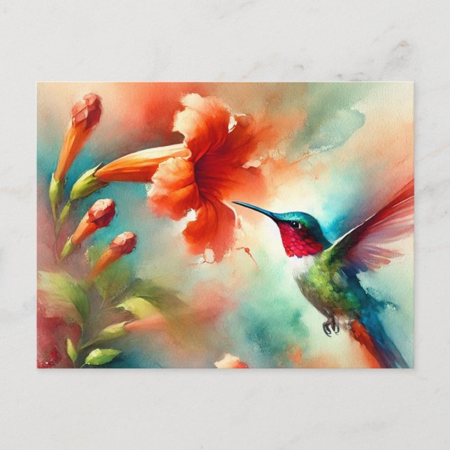 Postal de Hummingbird (Anverso)