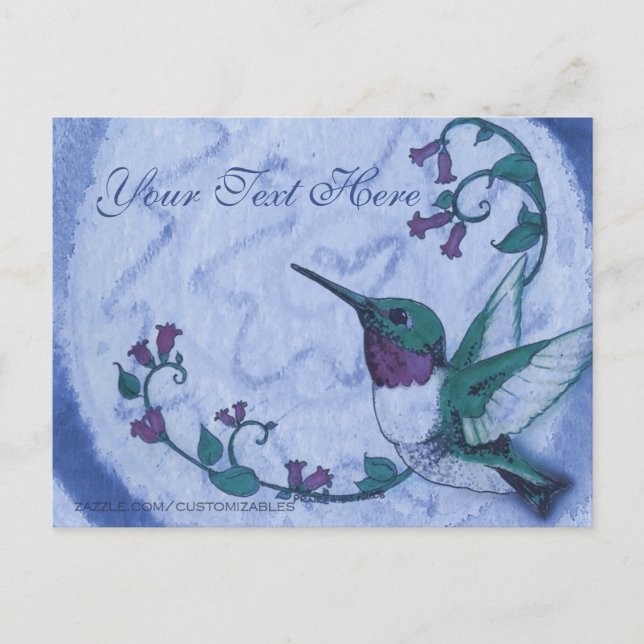 Postal de Hummingbird (Anverso)
