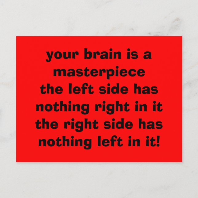 postal de humor (Anverso)