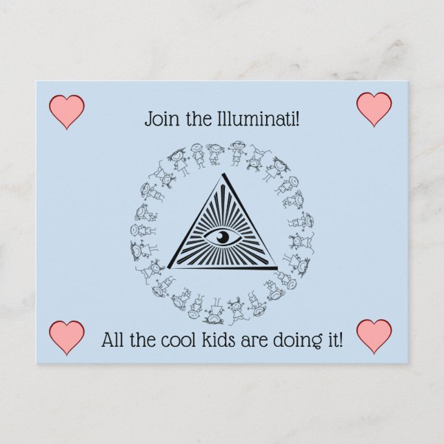 Postal de Illuminati (Anverso)