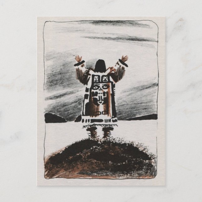 Postal de Ilustracion de época (Anverso)
