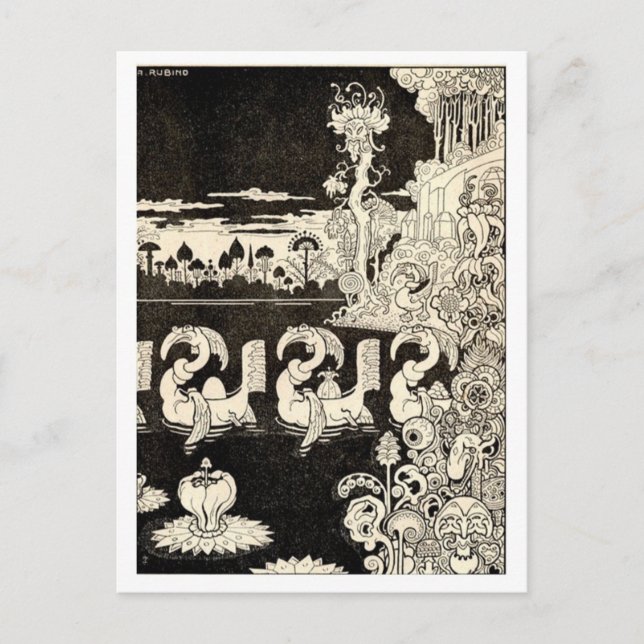 Postal de Ilustracion de época (Anverso)