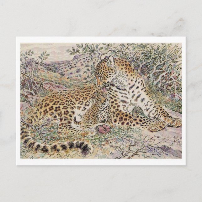 Postal de Ilustracion de época (Anverso)