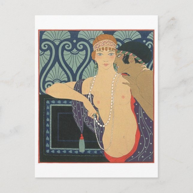 Postal de Ilustracion de época (Anverso)