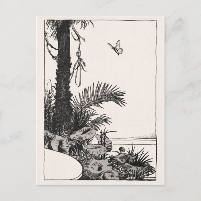 Postal de Ilustracion de época (Anverso)