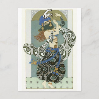 Postal de Ilustracion de época