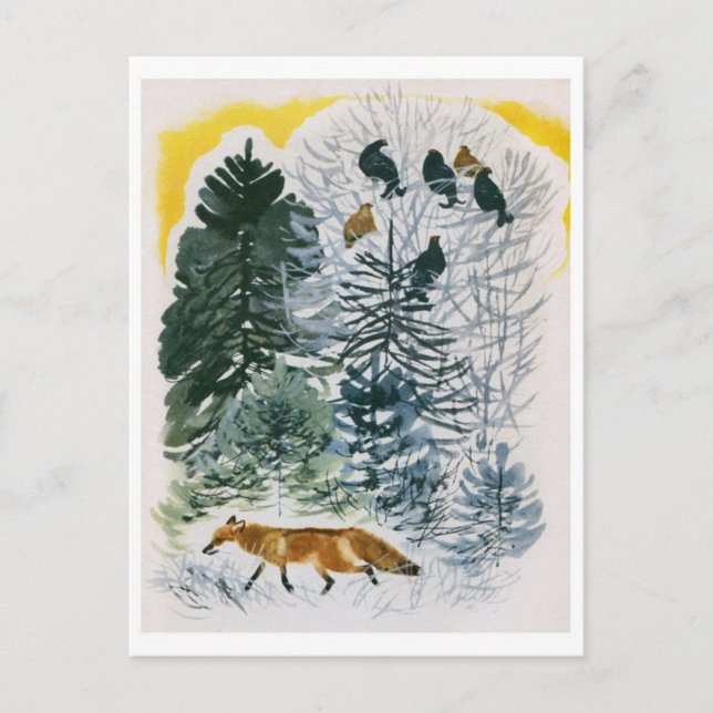 Postal de Ilustracion de época (Anverso)