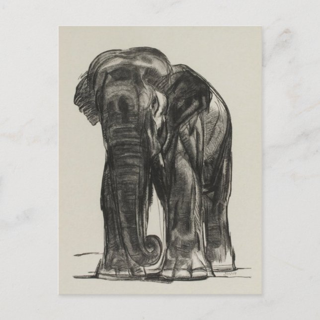 Postal de Ilustracion de época (Anverso)