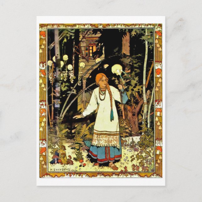 Postal de Ilustracion de época (Anverso)