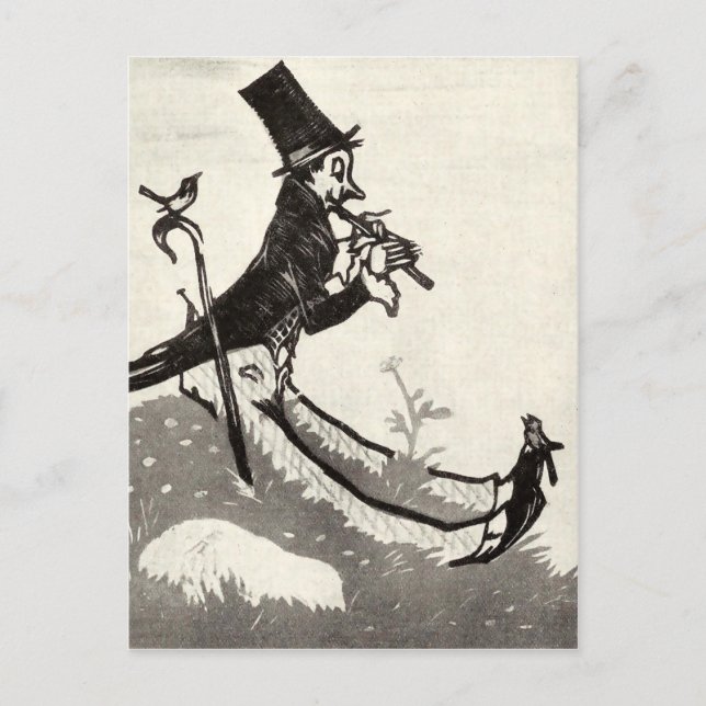 Postal de Ilustracion de época (Anverso)