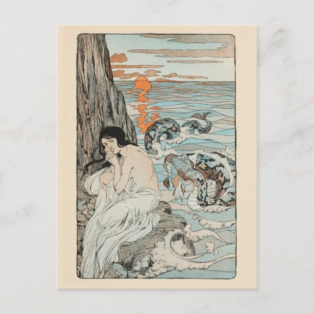 Postal de Ilustracion de época (Anverso)