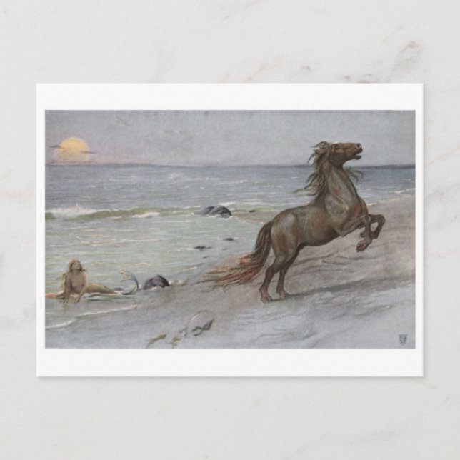 Postal de Ilustracion de época (Anverso)