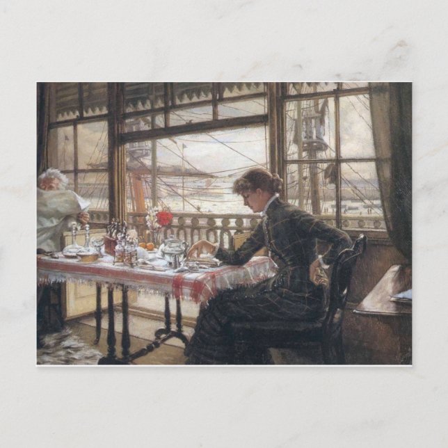 Postal de Ilustracion de época (Anverso)