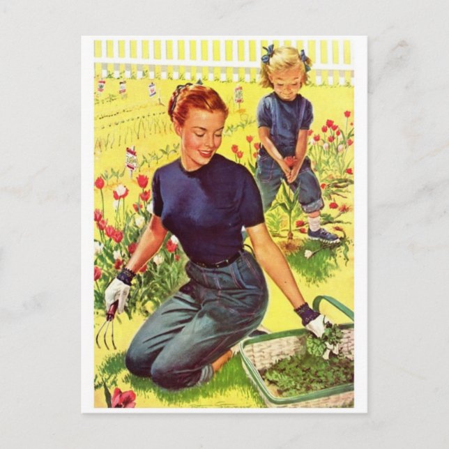 Postal de Ilustracion de época (Anverso)