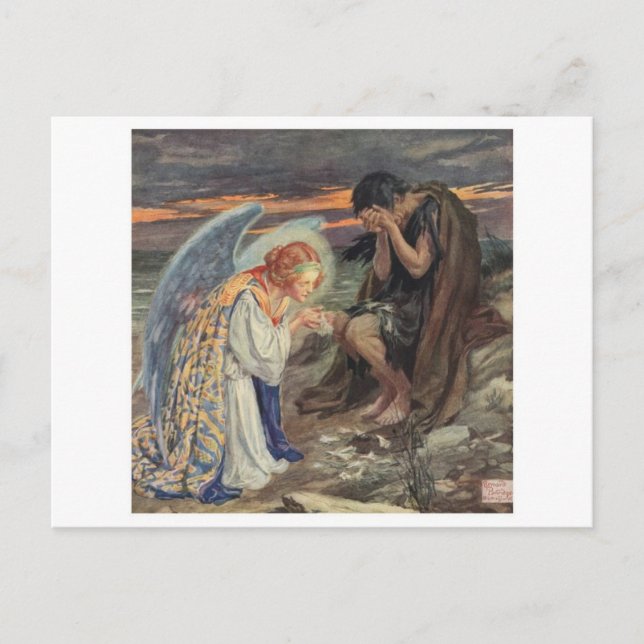 Postal de Ilustracion de época (Anverso)