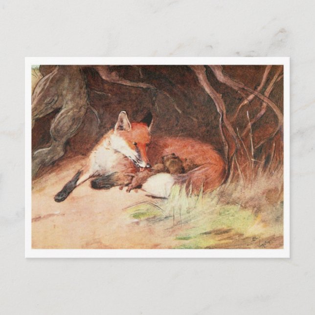 Postal de Ilustracion de época (Anverso)