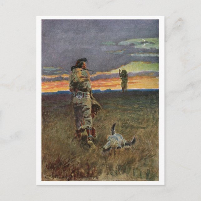 Postal de Ilustracion de época (Anverso)