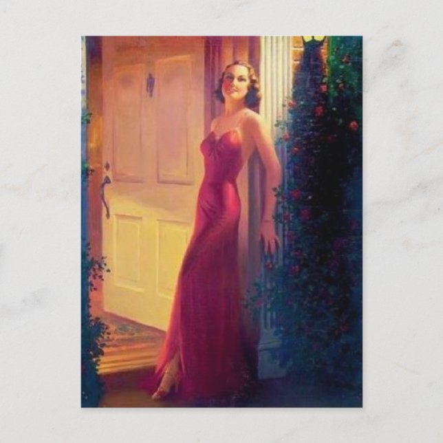 Postal de Ilustracion de época (Anverso)