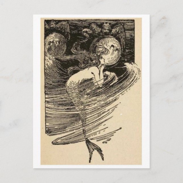 Postal de Ilustracion de época (Anverso)