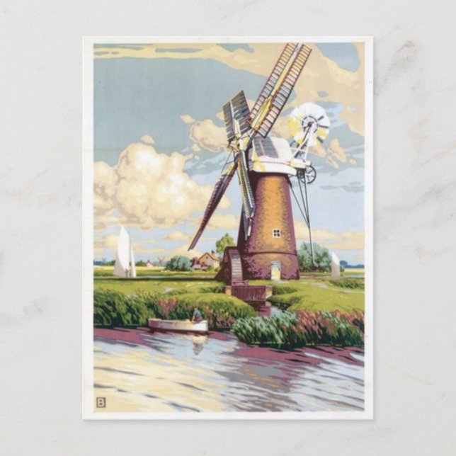 Postal de Ilustracion de época (Anverso)