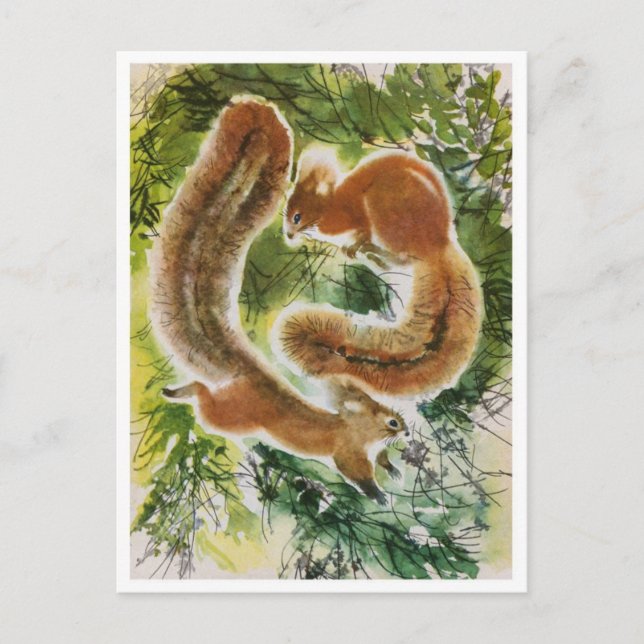 Postal de Ilustracion de época (Anverso)