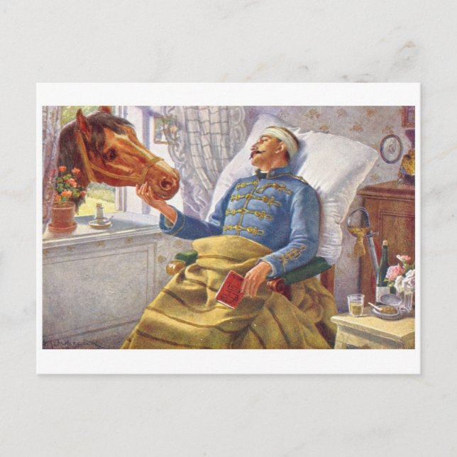 Postal de Ilustracion de época (Anverso)