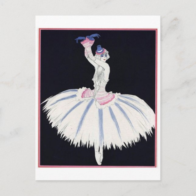 Postal de Ilustracion de época (Anverso)