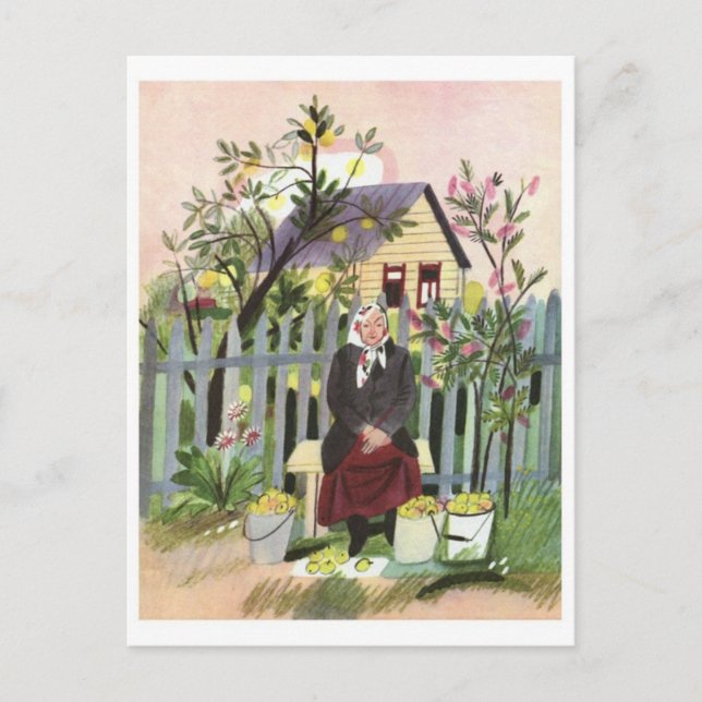 Postal de Ilustracion de época (Anverso)