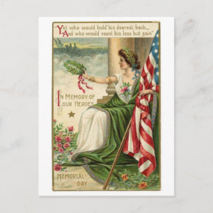 Postal de Ilustracion de época