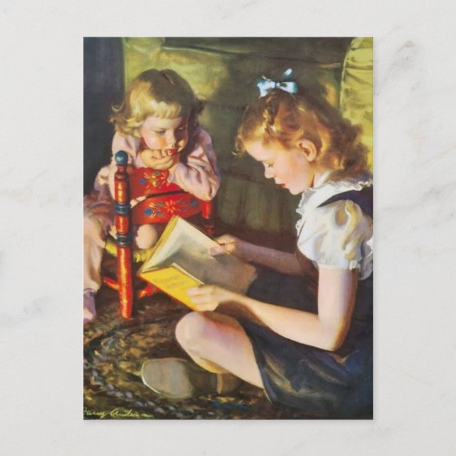 Postal de Ilustracion de época (Anverso)