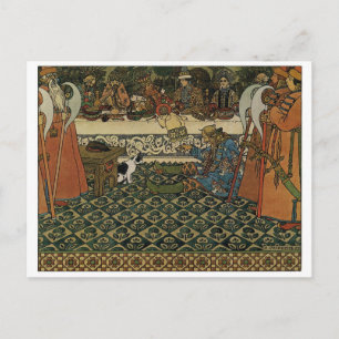 Postal de Ilustracion de época