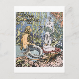 Postal de Ilustracion de época