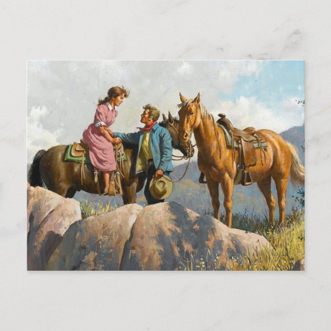 Postal de Ilustracion de época (Anverso)