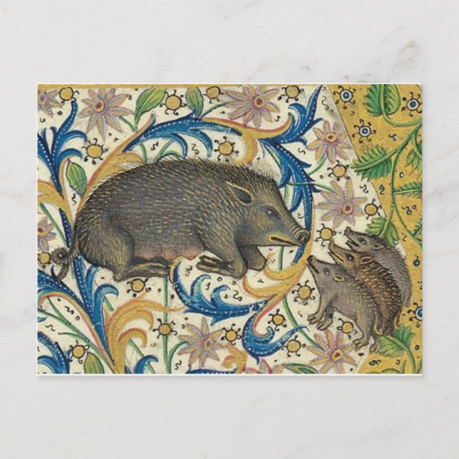 Postal de Ilustracion de época (Anverso)