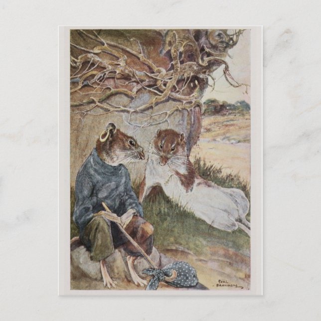 Postal de Ilustracion de época (Anverso)