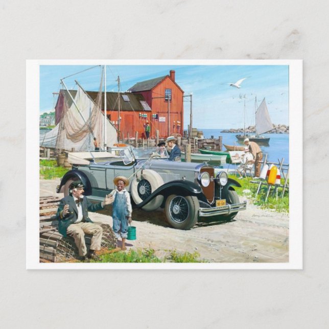 Postal de Ilustracion de época (Anverso)