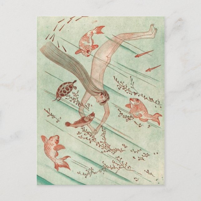 Postal de Ilustracion de época (Anverso)